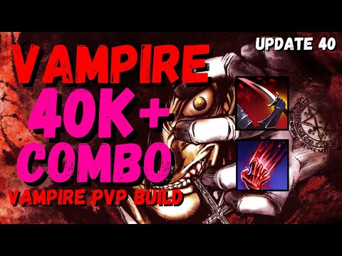 EMBRACE DARKNESS 🩸 Vampire PVP Build - ESO Necrom 40