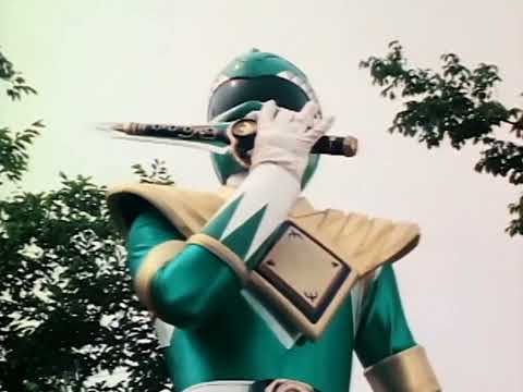 Tommy summons the Dragonzord!!!