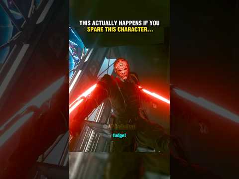 This Actually Happens if you Spare This Character #shorts #cyberpunk