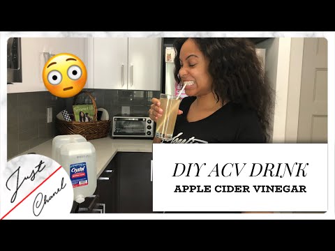 DIY (ACV) APPLE CIDER VINEGAR DRINK Video