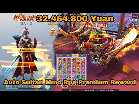 Auto Sultan Mmo Rpg Premium Reward,32+ million Yuan- Skin,Mount,Aura Dragon & More - Instan LV 100++