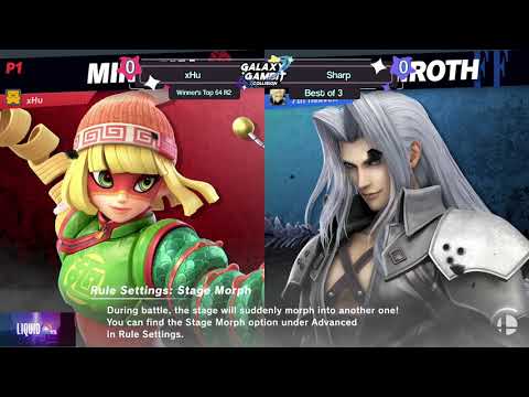 GGxC 5 - xHu (MinMin, Link) Vs. Sharp (Sephiroth, Palutena) - Top 64: Winners Round 2