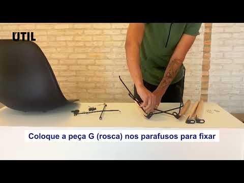 Cadeira Eames  - Instruções de montagem