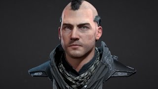 Head Polypainting Timelapse