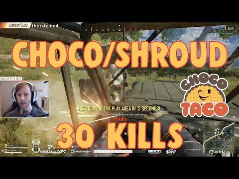 chocoTaco and Shroud Are In The Dead? - PUBG Game Recap