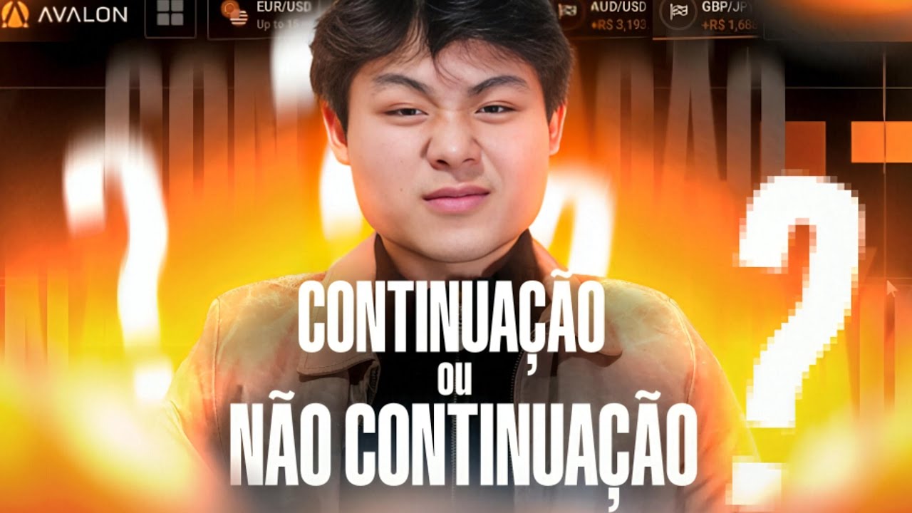 LUCRANDO COM PADRÃO DE CONTINUÇÃO E NÃO CONTINUÇÃO - LÓGICA DO PREÇO AVANÇADA