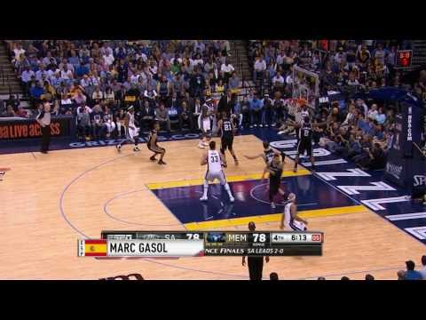 International Play of the Day: Gasol's rim-rocking slam dunk!