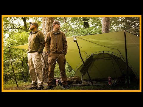 XL 24h Overnighter Übernachtung und Kochen am See - Bushcraft Outdoor Survival