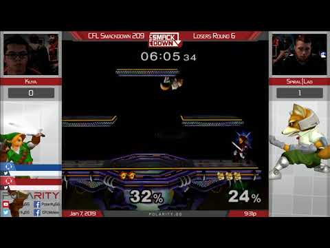 CFL Smackdown 209 Melee - Kuya (Link) vs Lad (Fox) - Losers R6