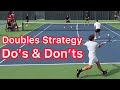 Doubles Strategy Do’s And Don’ts (Win More Tennis Matches)