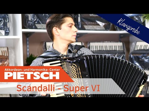 Akkordeon - Scandalli Super VI - Balkan Klangprobe