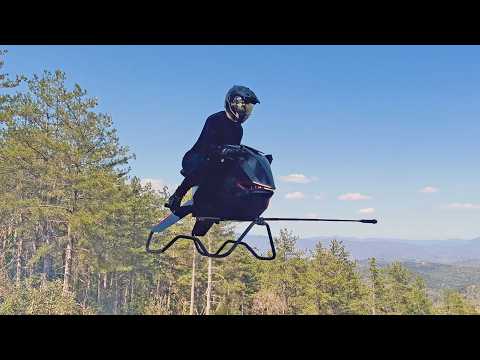 Volonaut Airbike - Test Riding a Flying Speeder Bike