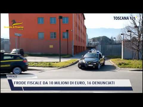 2022-04-04 FIRENZE - FRODE FISCALE DA 10 MILIONI DI EURO, 16 DENUNCIATI