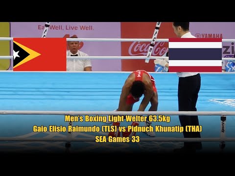 Men’s Boxing Light Welter 63.5kg: Gaio Elisio Raimundo (TLS) vs Pidnuch Khunatip (THA) SEA Games 33