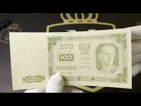 100 złotych 1948 - PRÓBA KOLORYSTYCZNA - RZADKOŚĆ