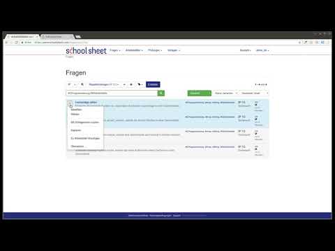 Arbeitsblatt erstellen