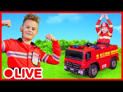 🔥 Toy Fire Truck, Train, Tractor, Police Car & Various Vehicles Toys Collection for Kids | Kidibli