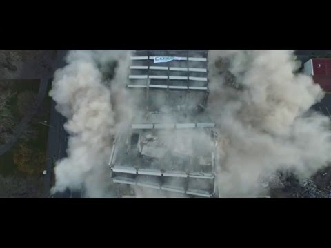 Christchurch Central Police Station implosion