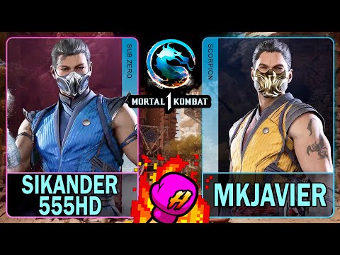 MK1 Sikander555HD (SUB-ZERO) VS MKJavierMk (SCORPION)🥊Mortal Kombat 1🥊4K 60ᶠᵖˢ