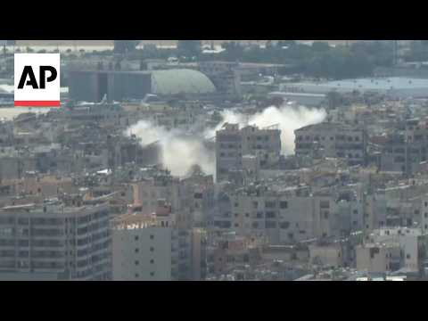 Israel strikes Beirut's southern suburbs without warning