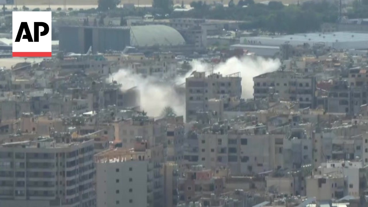 Israel strikes Beirut's southern suburbs without warning