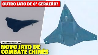 China SURPREENDE com OUTRO jato furtivo visto em voo:  3º caça de 6ª geração REVELADO ou é um drone?