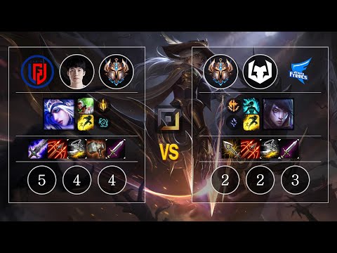 LGD Kramer Ashe vs AF MapSSi Aphelios Bot - KR Patch 10.12