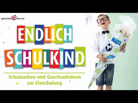Einschulung 2022 - personalisierte Einschulungsgeschenke und -dekoration