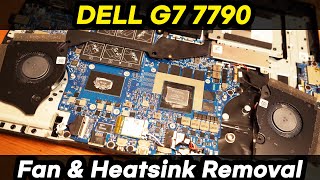 How to Replace Cooling Fan & Heatsink on Dell G7 7790 (applying new thermal compound)