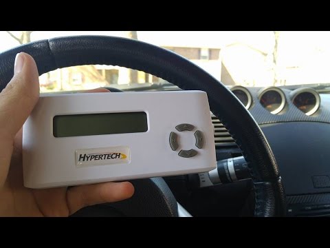ECU tuning Nissan 350z Hypertech programmer