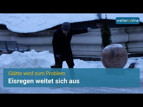 Eisregen wird zum Problem