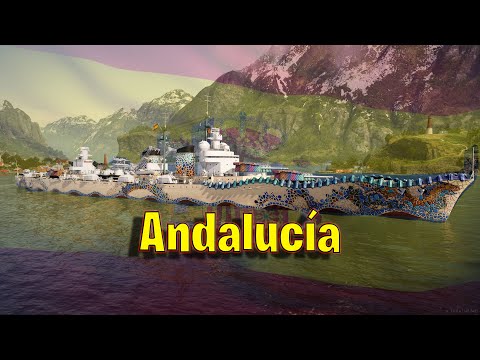 Meet The Andalucía! Tier 8 Spanish Cruiser in World of Warships Legends!