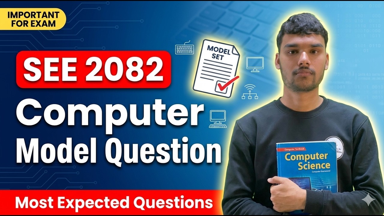 Grade 10 Computer Model Set Solution | SEE 2082 Computer Model Question Solution | SEE Preparation
