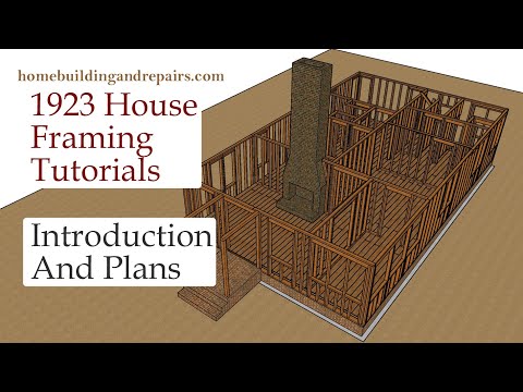 1923 Small House Framing Contest Winner - Introduction And Floor Plan