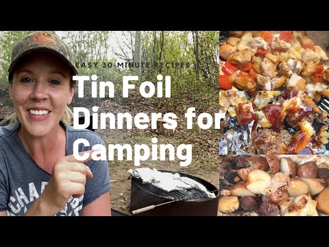 How to make TIN FOIL DINNERS for Camping (aka. Easy Hobo Meals): How to assemble, fold and cook!!