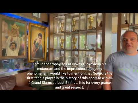 At Novak Djokovic's restaurant