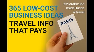 Niche Travel Business: Budget Setup & Marketing (UK) - low-cost business idea