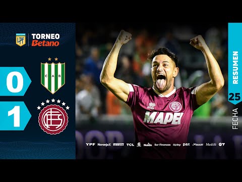 BANFIELD 0 - 1 LANÚS I Resumen del partido | #TorneoBetano 2024