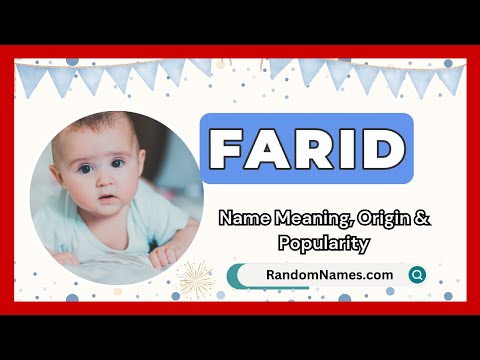 Farid - Baby Boy Name Meaning, Origin & Popularity - RandomNames.com