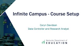 Infinite Campus - Course Setup