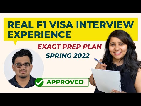 How should I prepare for my F1 visa interview for Spring 2022?