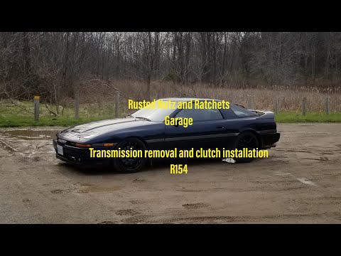 Mk3 Supra transmission removal and clutch installation