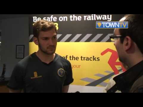 Mickey Demetriou pre Tranmere Rovers away 14/15 - Town TV