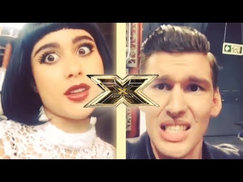 Natalia Kills & Willy Moon backstage at The X Factor NZ