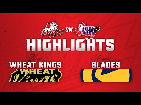 Brandon Wheat Kings at Saskatoon Blades 12/15 | WHL Highlights 2024-25
