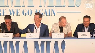 Mamma Mia! Here We Go Again - Press Conference - Pierce Brosnan, Andy Garcia, Jeremy Irvine video