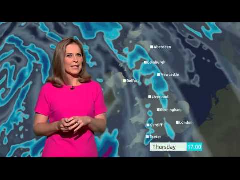 Thursday weather: Heavy rain and strong winds