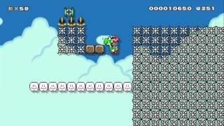 Super Mario Maker - Tricky Mario VS Empyrial Prince beaten