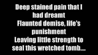 CRADLE OF FILTH A GOTHIC ROMANCE WITH ONSREEN LYRICS