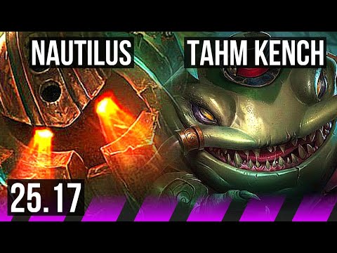 NAUTILUS & Kai'Sa vs TAHM KENCH & Lucian (SUP) | KR Master | 25.17